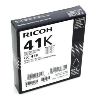 Ricoh GC41BK HC (405761) Tinta Gel Crna