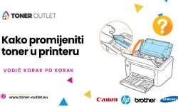 Kako promijeniti toner u printeru Vodič korak po korak | Toner Outlet