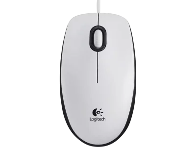 Miš LOGITECH B100 žični optički USB 800dpi bijeli 2.4GHz