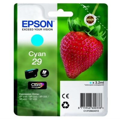 Epson 29 C original tinta (C13T29824010) plava